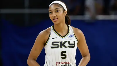 Angel Reese in a jersey