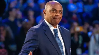 Charles Barkley in a suit