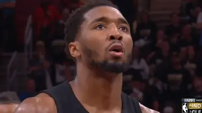 Donovan Mitchell at the free throw line
