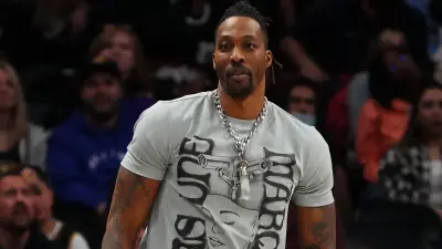 Dwight Howard in a T-shirt