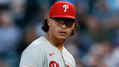 Jesus Luzardo looking on