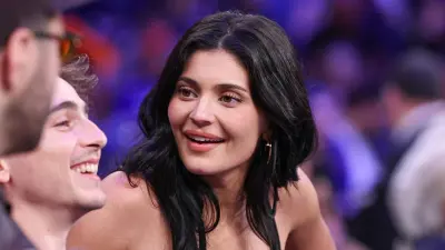 Kylie Jenner at an NBA game
