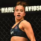 Maycee Barber in the octagon