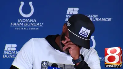 Reggie Wayne crying
