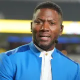 Ryan Clark in a blue suit