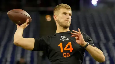 Tyler Shough throwing a pass