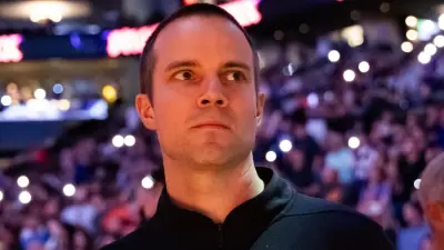 Jordan Ott looks on