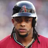 Ketel Marte looks on