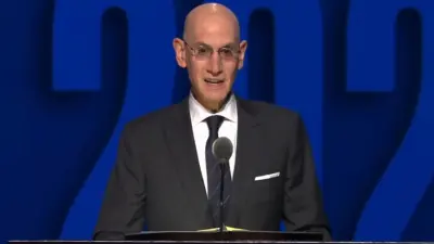 Adam Silver at the NBA Draft