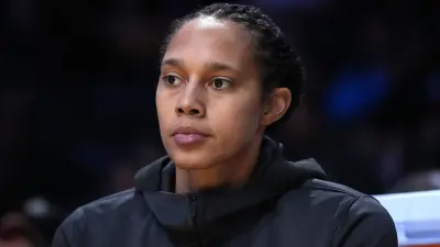 Brittney Griner on the sidelines