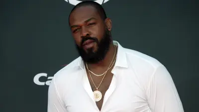 Jon Jones wearing a white shirt