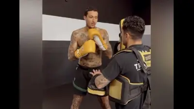 Kyle Kuzma training