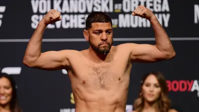 Nick Diaz at a UFC weigh-in