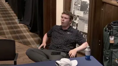Robert MacIntyre reaction to JJ Spaun's US Open-clinching putt